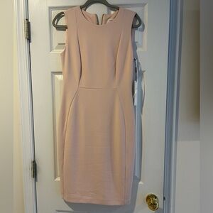 NWT Blush pink Calvin Klein Dress-Size 6